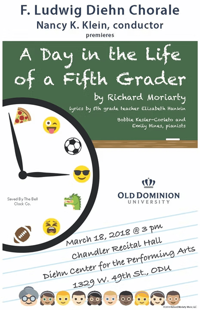 Fifth grader musical event details